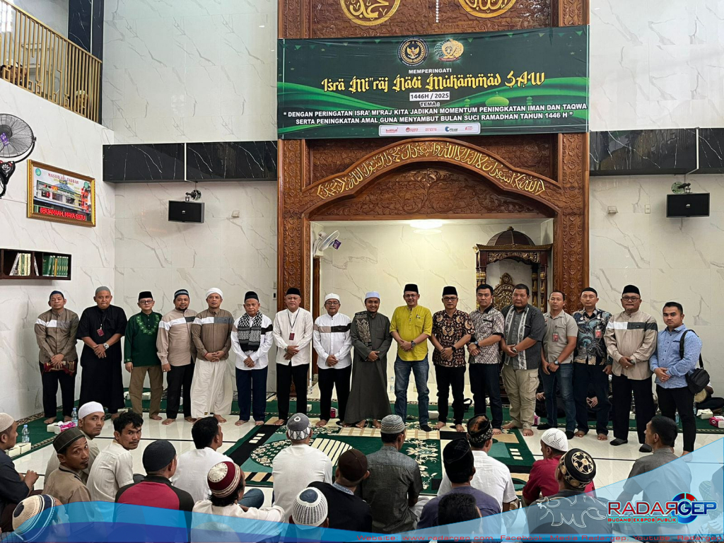 700 Warga Binaan Muslim Rutan Kelas I Medan Gelar Peringatan Isra Miraj 1446 H